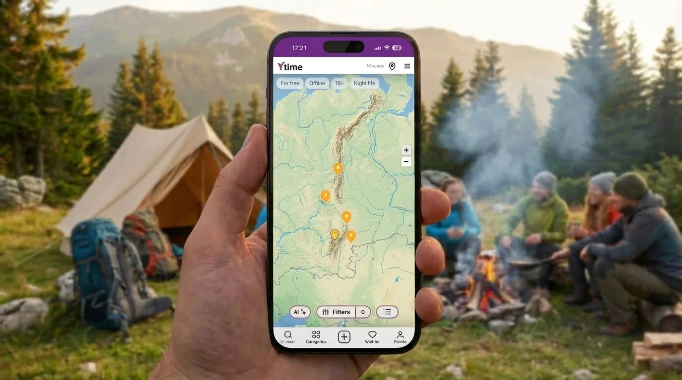 Как Ytime упрощает поиск походов и турслётов в вашем регионе
