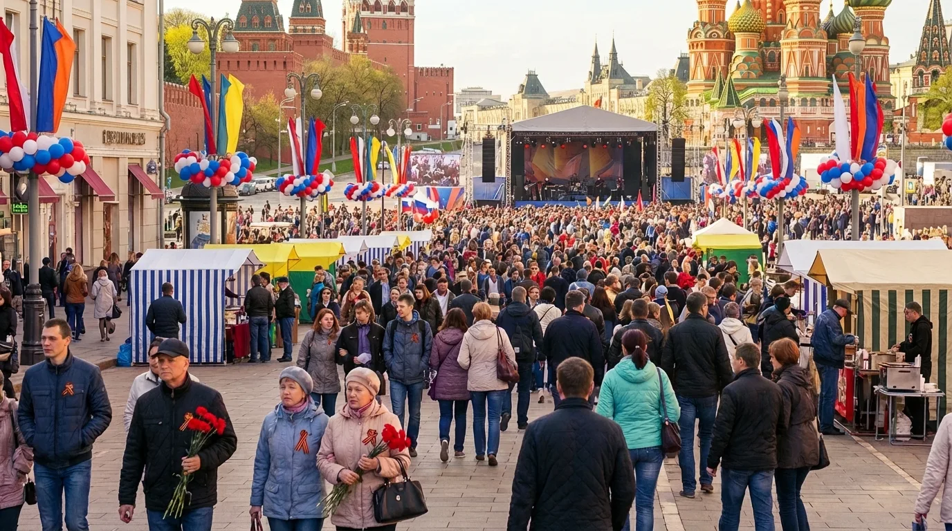 Майские праздники 2026: афиша мероприятий по всей России