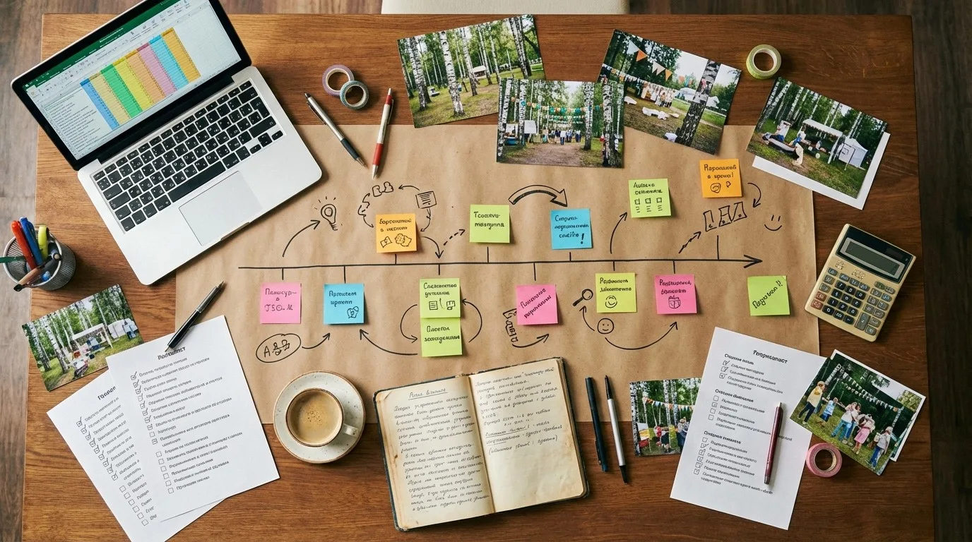 Как организовать мероприятие с нуля: пошаговый план для начинающих